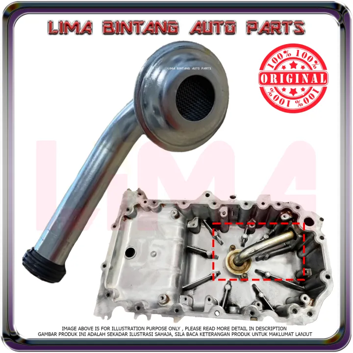 Proton Saga Blm Flx Fl Sv Gen Persona Old Satria Neo Oil Sump Strainer Oil Pump