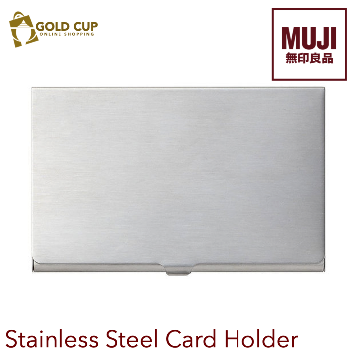MUJI Stainless Steel Card Holder Lazada PH