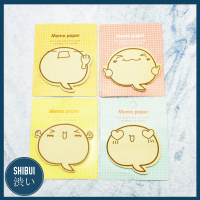 SHIBUITH (1 ชิ้น) Sticky note emote โพสอิท post-it กระดาษโน๊ต จดบันทึก notepad น่ารัก กระดาษโน๊ตน่ารัก รูปร่างน่ารัก หลายสี คละแบบคละลาย ขนาดเล็ก