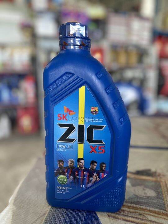 zic x5 10w30 น้ำมันเครื่องกึ่งสังเคราะห์ สำหรับเครื่องยนต์ดีเซล ขนาด 1 ...