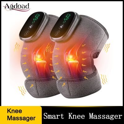 Heated Knee Pads Massage Pad Electric Physiotherapy Shoulder Elbow Knee LED Display Vibration Care Joint Injury Pain Relaxer