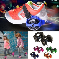 1 Pair Adjustable Children Kids Runaway Speeding Flashing Roller Skates Wheels Skating Shoes Accessories