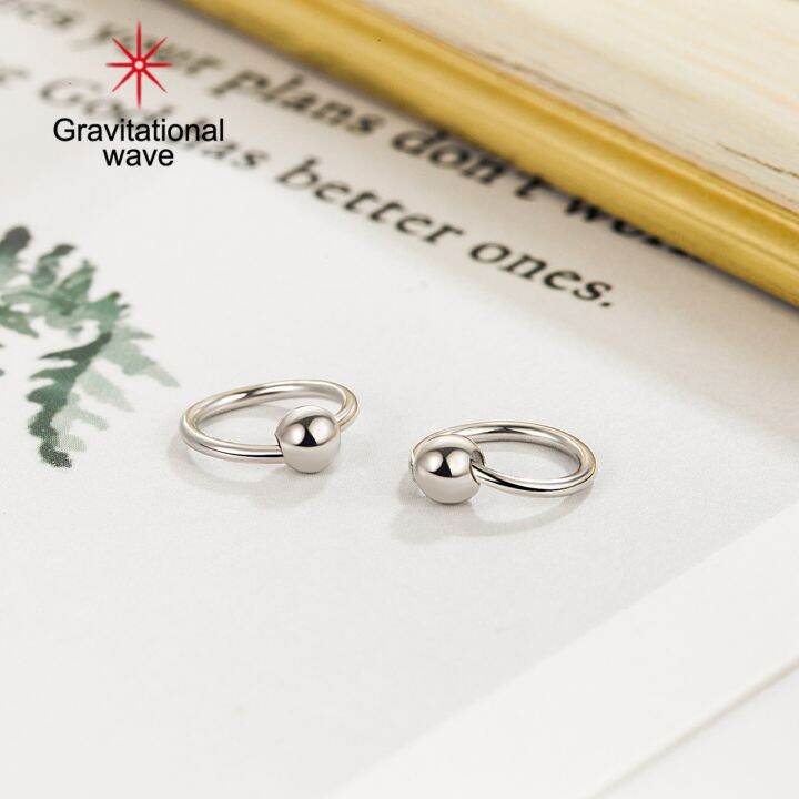 gravitational-wave-2pcs-ear-studs-circle-round-ball-jewelry-hollow-out-geometric-hoop-earrings-for-daily-wear