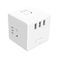 Xiaomi Cube Converter - รางปลั๊ก+ปลั๊กไฟทรงสี่เหลี่ยม (แถมหัวแปลง) รุ่นมีสาย