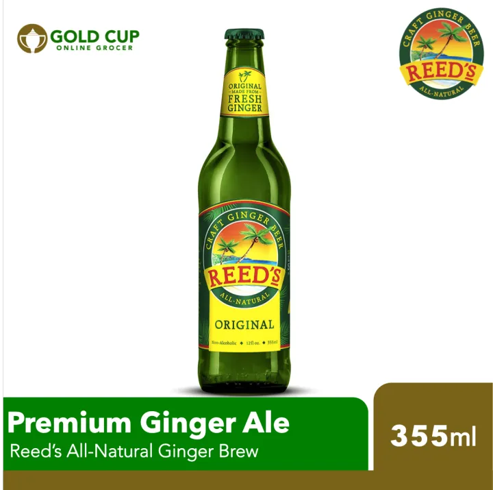 Reed's Premium Ginger Brew Ginger Ale 355ml Lazada PH