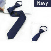 Wyoutong 1Pcs อุปกรณ์เสริม Pre-Tied Zipper Ties Line Tie แคบเนคไทผู้ชายชุดผูกงานแต่งงาน Fashion