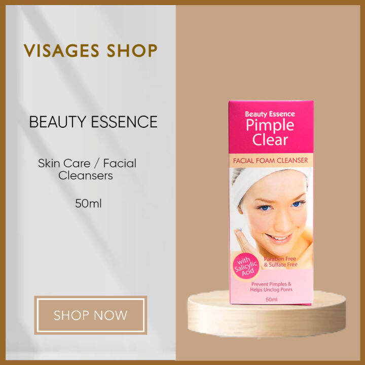 BEAUTY ESSENCE Pimple Clear Facial Foam 50ML Lazada PH