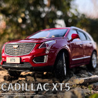 1:32 Cadillacs XT5 SUV ล้อแม็กรถยนต์รุ่น D Iecast โลหะของเล่นยานพาหนะรถรุ่นจำลองเสียงและแสงคอลเลกชันเด็กของขวัญ F449