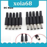 xoia68 Shop DC Male Power Supply Jack Adapter Plug Connector 5.5mmx2.1mm Socket For DIY Projects