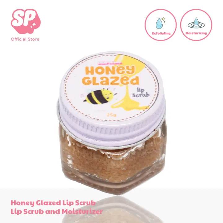SkinPotions Honey Glazed Lip Scrub - Lip Scrub and Moisturizer