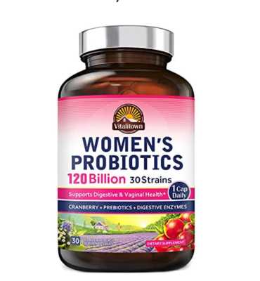 Women’s Probiotics 120 Billion CFUs 1 Daily | 30 Strains