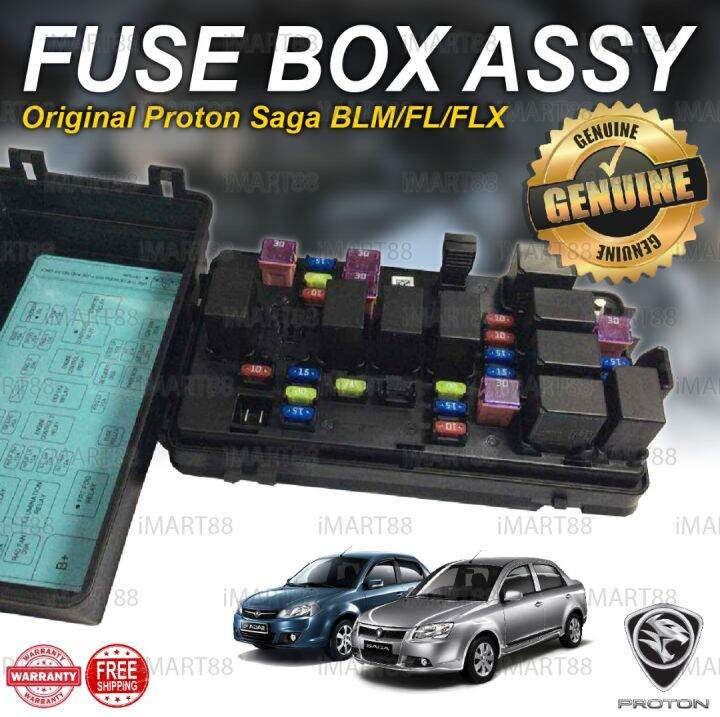 ORIGINAL PROTON SAGA BLM FL FLX FUSE BOX PW950648 RELAY POWER KOTAK FUS