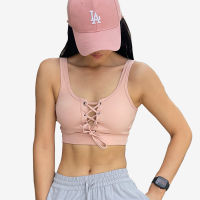 Sexy Strap Design Sports Bra for Women Gym Thin Fitness Top Shockproof Vest style Yoga Bras Workout Training Sport Brassiere