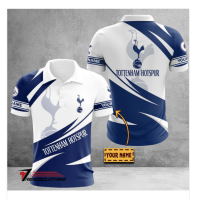 Premier League BIG6 Tottenham Hotspur high-quality 3D fully printed polo shirt with custom design (contact online for free customization)-NO.HGSJHHJUA4580S