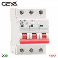 GEYA GYM8 3P Din Rail MCB 6A 10A 20A 25A 32A 40A 50A 63A 220V Mini โค้ง CE CB SEMKO อนุมัติแล้ว