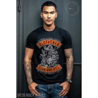 เสื้อยืดคอกลมวินเทจ มือกีต้าร์ Guitarrist Rock and roll Vintage ( รหัสสินค้า OF 20 )S-5XL