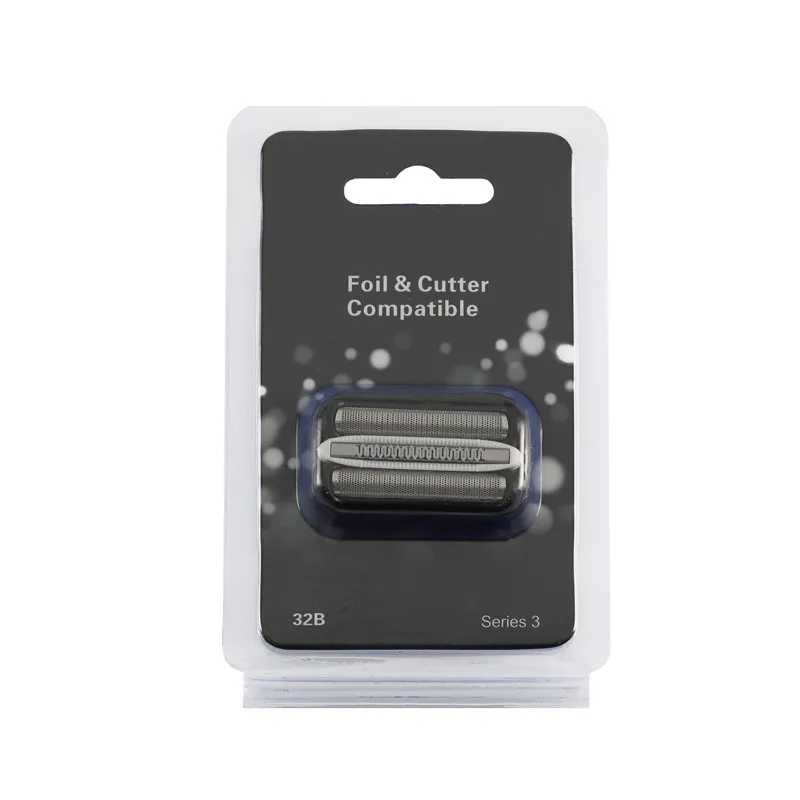 Series 32B Foil ＆ Cutter Replacement Head for Braun Electric Shaver, Compatible with Models 3000s 3010s 3020s 3030s 3040s 3050cc 3070cc 3080s 3090c