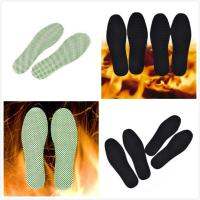 [A Like]1คู่ Winter Soles Natural Tourmaline Self Heating Insoles สำหรับรองเท้าอุ่นนวดกดจุดที่อบอุ่น