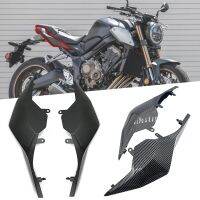 □❇❉ ฝาครอบแผงด้านข้าง Kursi Belakang Motor CB 650R ใหม่,เหมาะสำหรับฮอนด้าแฟริ่ง CB650R CBR650R คาร์บอนไฟเบอร์2019-2020