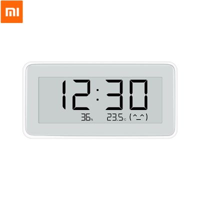 Xiaomi Mijia Smart Temperature Humidity Pro นาฬิกาดิจิตอลอิเล็กทรอนิกส์ E-link เครื่องวัดอุณหภูมิความชื้นทํางาน Mi Home