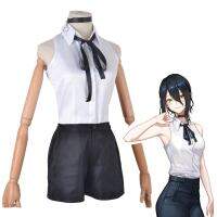 [มีในสต็อก] Chainsaw Man Men Women Cartoon Cosplay Costume Anime Manga Reze Cos Suit Demon Cosplay Costume Full Set