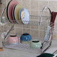 ห้องครัวแบบพกพา Drying Dish Drainer Drying Rack ผู้ถือแผ่นถ้วยบนโต๊ะอาหารชามชั้นวางตะกร้าผู้ถืออาหารเย็น Organizer