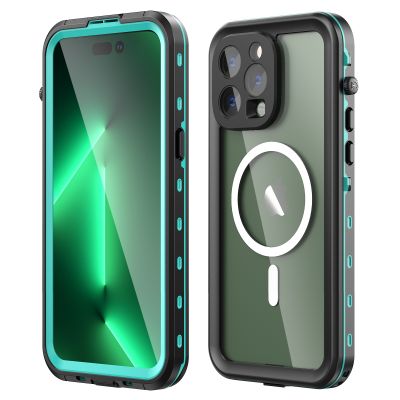 「Enjoy electronic」 IP68 Real Waterproof Case For iphone 14 Pro Max Diving swimming Wireless Charging Case Water Proof Bag iphone14 Plus Full Cover
