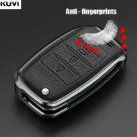 Alloy Leather Car Key Case Cover For Kia Rio 3 K2 Ceed Cerato K3 Sportage 4 Picanto K5 Optima Sorento Forte Stinger 2017 2018