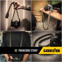 สายคล้องกล้อง SZ Paracord พรีเมี่ยม Camera Strap คล้องคอ ( Style CameraStrap สายคล้อง สาย กล้อง สายคล้องคอ เชือก ปลายห่วง ปลายแบน คล้องกล้อง สายกล้อง Hand Made HandMade ) ( Geekster )