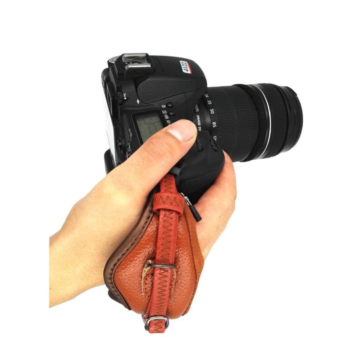 แผ่นสายรัดข้อมือมือจับหนังกล้อง-dslr-อเนกประสงค์เหมาะสำหรับ-canon-1000d-550d-600d-nikon-sony-กล้องฟิล์มฟูจิ