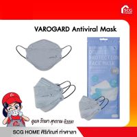 หน้ากากเกาหลี kf94 ทรงเกาหลี [8.8เก็บโค้ดส่งฟรีหน้าร้าน]หน้ากาก VAROGARD Antiviral Mask หน้ากากอนามัยเคลือบสารป้องกันเชื้อโรค 1 แพ็ค มี 5 ชิ้น แมสเกาหลี หน้ากากอนามัยเกาหลี แมส หน้ากาก