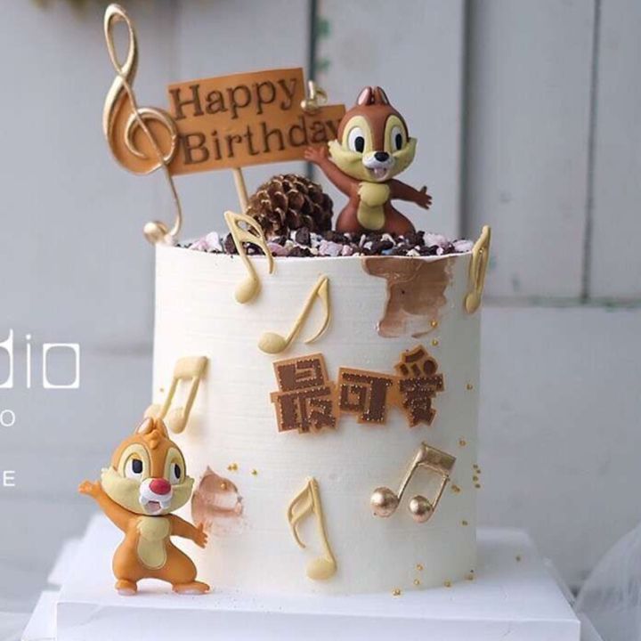 Chip, Dale and Maltipoo Cupcakes for Anqi! | Happy Cake Studio