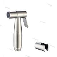 Hand Protable Toilet Bidet Sprayer Gun Holder Stainless Steel Handheld Faucet Home Bathroom Shower Head Self Cleaning WDAGTH