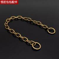 [COD] flower retro soft box square bag decorative chain hand replacement ancient gold shoulder strap belt