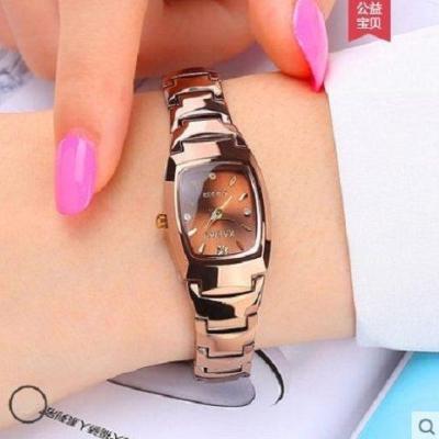 LIKEU Korean-Style ROSE Gold Quartz watche for Women Casual