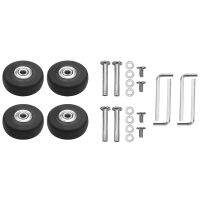 OD 50mm 16 Sets of Luggage Suitcase Replacement Wheels Axles Deluxe Repair Tool