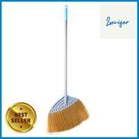 ไม้กวาดพื้นยางพาราใหญ่ด้ามยาว POLY-BRITE สีฟ้าRUBBER BROOM POLY-BRITE BULE **ขายดีที่สุด**