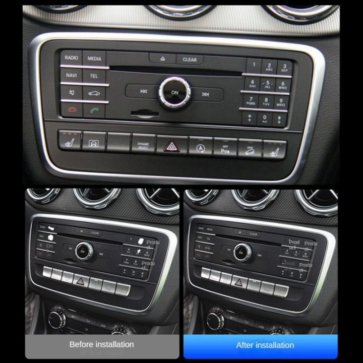 car-center-console-cd-panel-multimedia-button-stickers-for-mercedes-benz-cls-w218-2014-2017-gla-x156-2013-2016