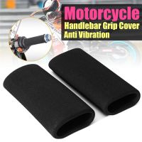 ZZOOI Motorcycle Bike Non-Slip Handlebar Cover Vibration-Proof Comfortable Sponge Handlebar Gloves Motorcycle Accessories