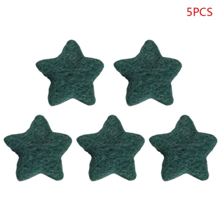 5Pcs Newborn Photography Props Baby Wool Felt Stars Decorations Infant Photo Shooting Accessories