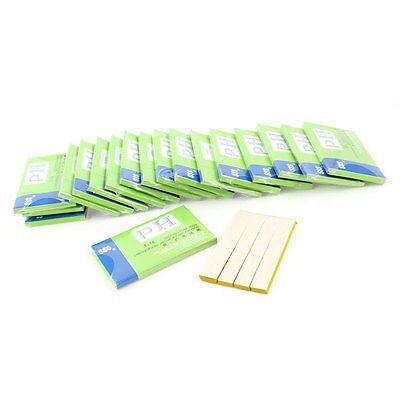 Yellow Rectangle Shaped Testing PH TEST 80 Paper Strip KIT 1-14 Scale 20 in 1 Inspection Tools