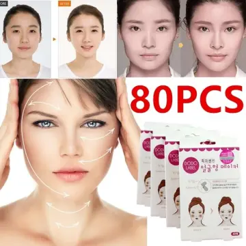 Face Lift Tapes 40Pcs Women Face Label Lift Up Chin Adhesive Tape