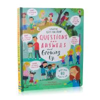 Usborne หนังสือ Lift The Flap Book Chidlren Activity Book Board Book Questions and Answears about Growing Up English Reading Book for Kids Toddlers Early Readers Learning Education Child Gift หนังสือเด็ก หนังสือภาษาอังกฤษ หนังสือเด็กภาษาอังกฤษ