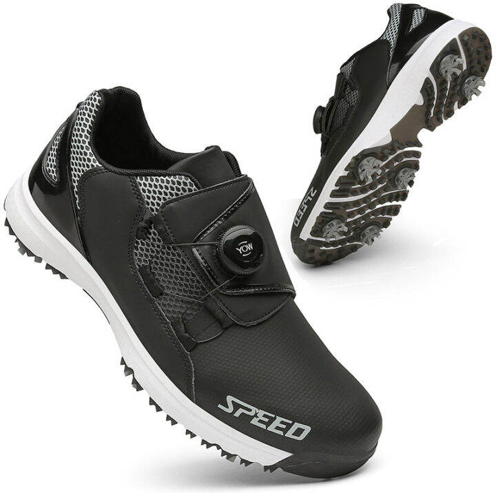 2022 NEW Golf Shoes for Men and Women Buckle Buttons Breathable Shoes