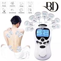 Beauty diary customization Electronic Pulse Massager 8 โหมดสิบ EMS การฝังเข็มเครื่องนวดดิจิตอลเครื่องกระตุ้นกล้ามเนื้อไฟฟ้าสำหรับอาการปวดหลังคอ