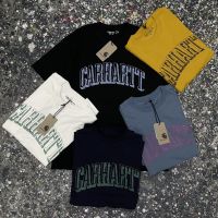 ☫♨ CARHARTT เสื้อยืดแขนสั้น พิมพ์ลายโลโก้ MONOGRAM TRENDY OVERLAY สําหรับรถยนต์