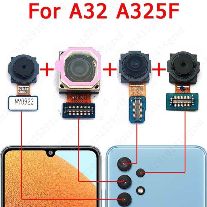 กล้องด้านหลังสําหรับ-samsung-galaxy-a52-a52s-a72-a02-a02s-a12-a22-a32-a42-5g-โมดูลกล้องด้านหลังอะไหล่เดิม