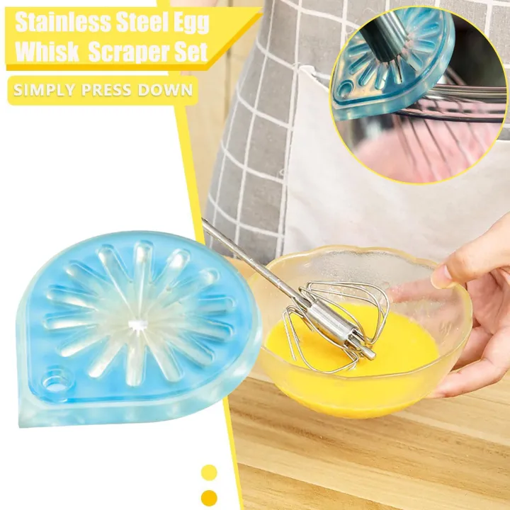 Stainless Steel Egg Beater, Cream Scraper, Household Steel Stainless