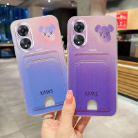 เคส OPPO A38 A58 A98 5G A78 5G 4G ล่าสุด2023การ์ตูนน่ารักพร้อมดีไซน์กระเป๋าใส่บัตรกันกระแทกปกยางนิ่มเคสโทรศัพท์OPPO A58 เคสฝาครอบ