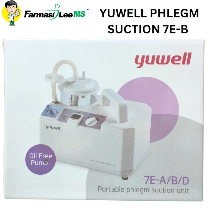 Yuwell Portable Phlegm Suction Unit 7E-B (1 Year Warranty) | Lazada